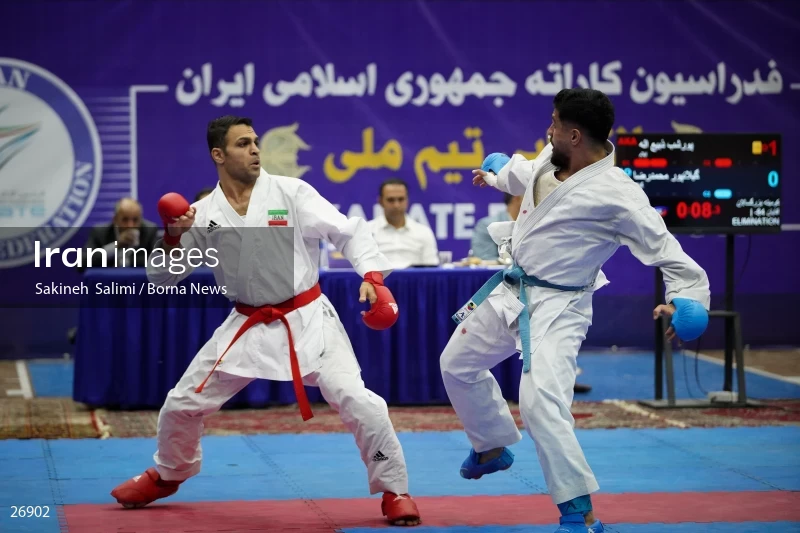 the selection matches of the men's national karate team