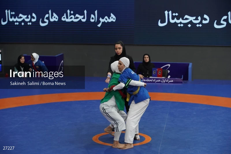The national championship and selection of the Iranian female Alysh wrestling national team
