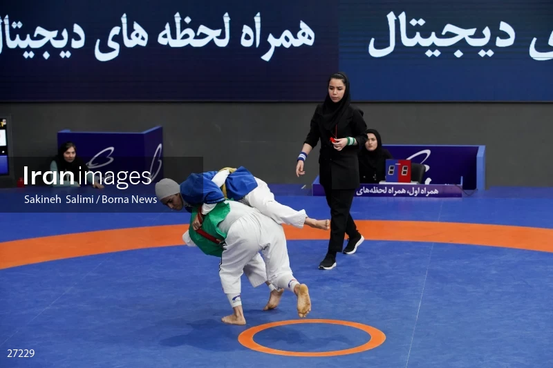 The national championship and selection of the Iranian female Alysh wrestling national team