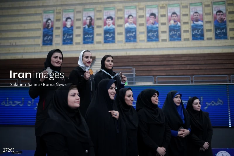 The national championship and selection of the Iranian female Alysh wrestling national team