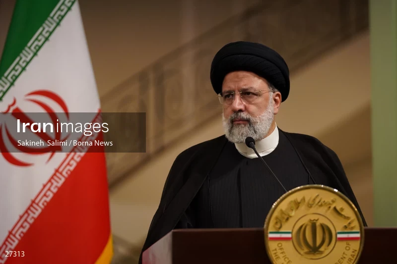 Ebrahim Raisi's official welcome to the President of Iraq