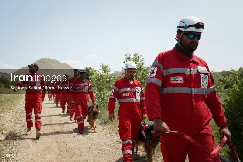 Training operation of Iranian Red Crescent Society