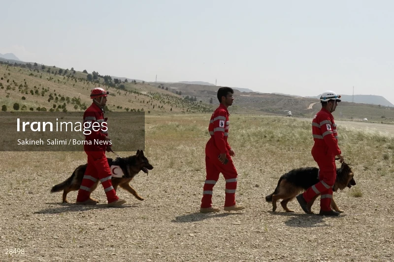 Training operation of Iranian Red Crescent Society
