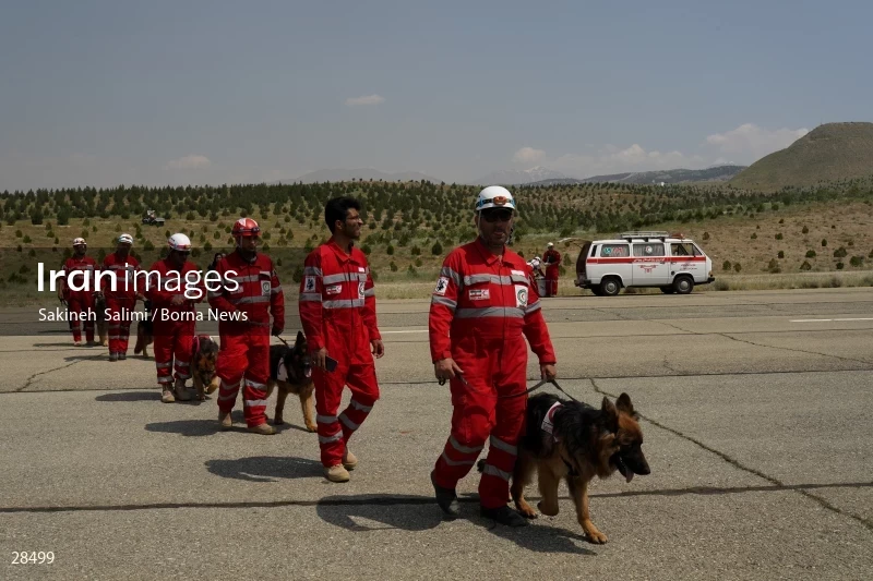 Training operation of Iranian Red Crescent Society