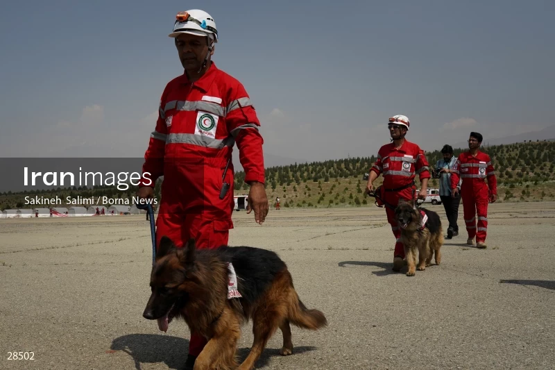 Training operation of Iranian Red Crescent Society