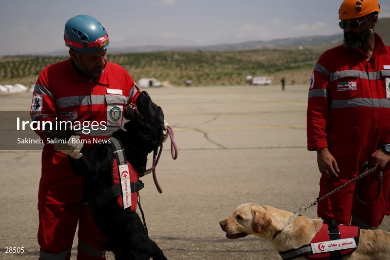 Training operation of Iranian Red Crescent Society