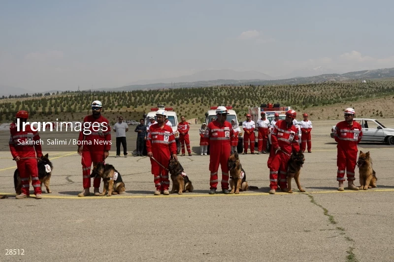 Training operation of Iranian Red Crescent Society