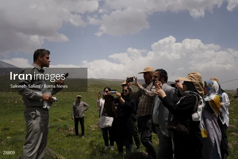 Releasing several species of birds in Lar National Park
