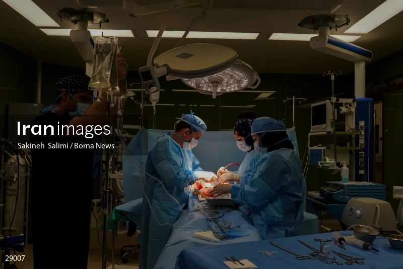 Organ donation surgery in Masih Daneshvari hospital