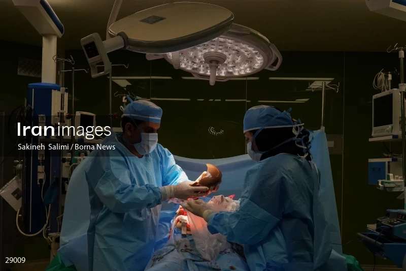 Organ donation surgery in Masih Daneshvari hospital