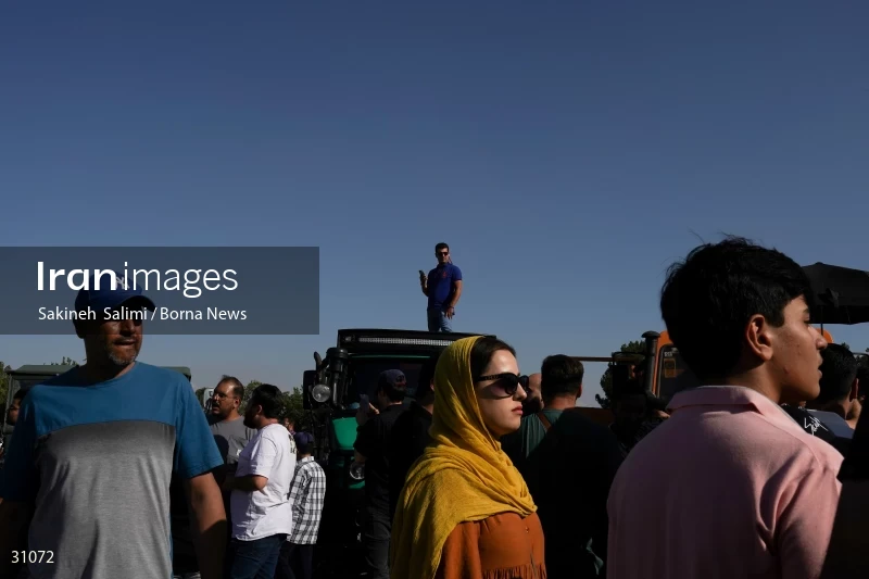 Gathering of classic cars in Tehran