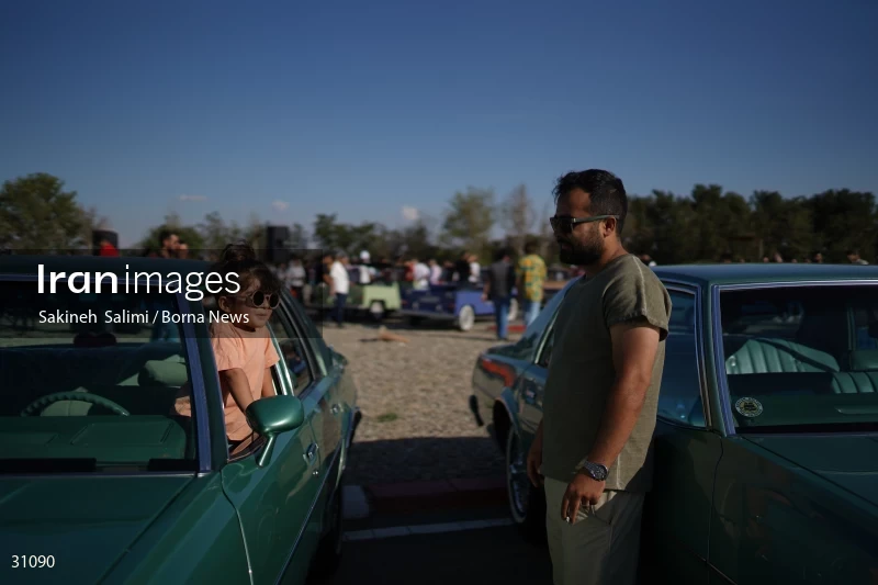 Gathering of classic cars in Tehran