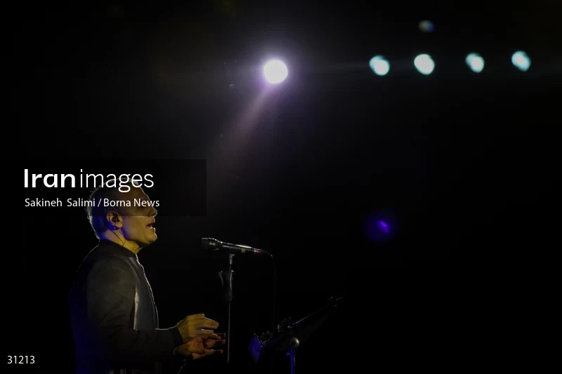 Alireza Ghorbani's concert in Saad Abad cultural and historical complex