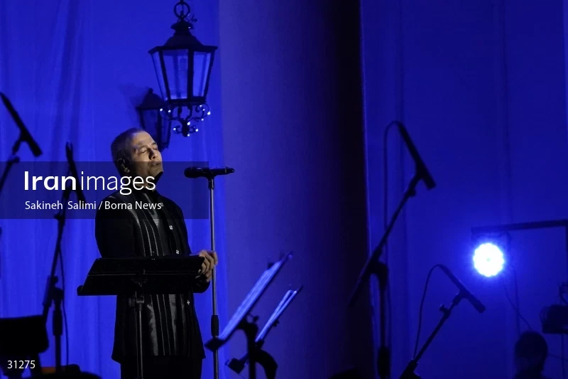 Alireza Ghorbani's concert in Saad Abad cultural and historical complex