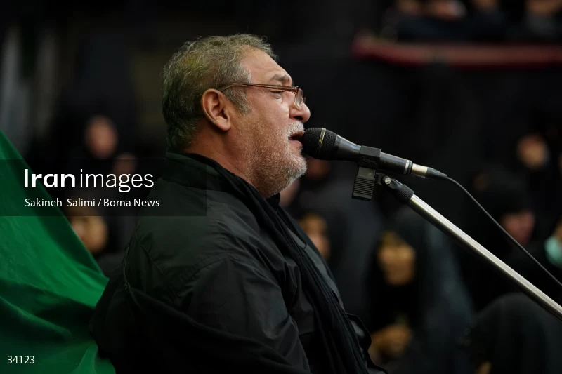 Mourning at Hosseinieh Sadat Akhavi in Tehran