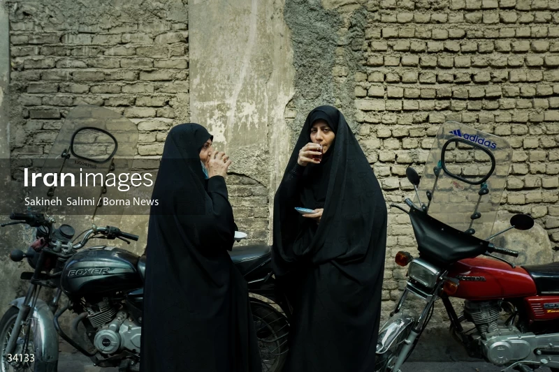 Mourning at Hosseinieh Sadat Akhavi in Tehran