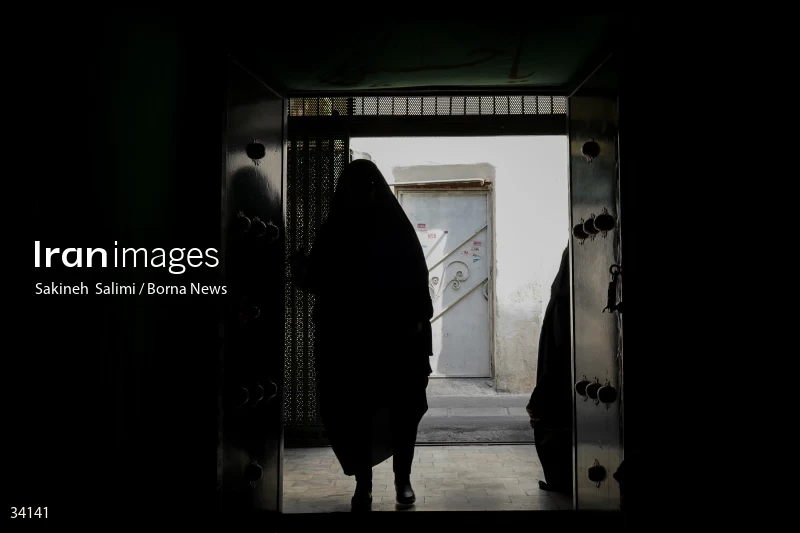Mourning at Hosseinieh Sadat Akhavi in Tehran