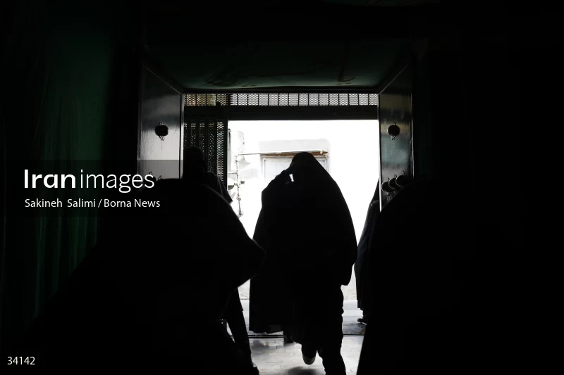 Mourning at Hosseinieh Sadat Akhavi in Tehran