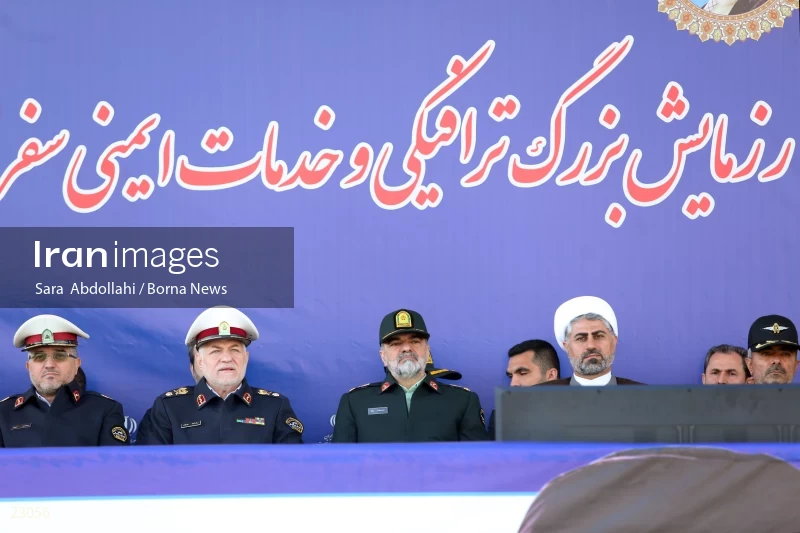 The traffic and safety services exercise of the Nowruz
