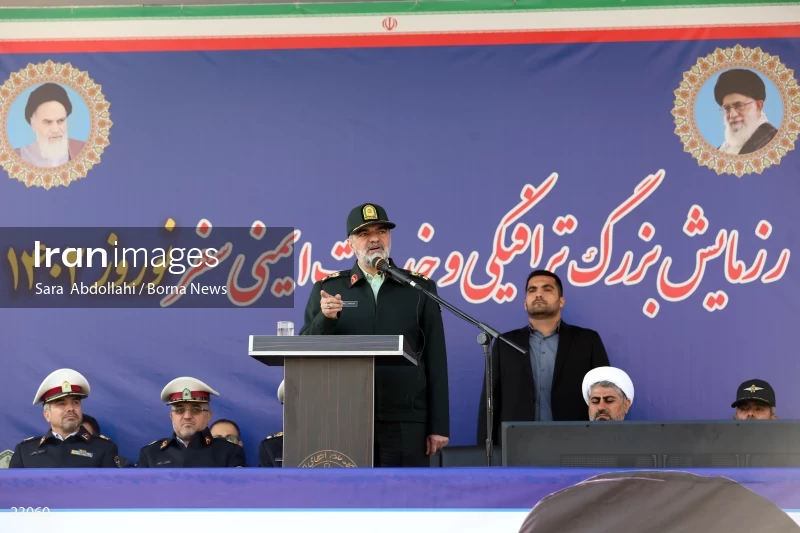 The traffic and safety services exercise of the Nowruz