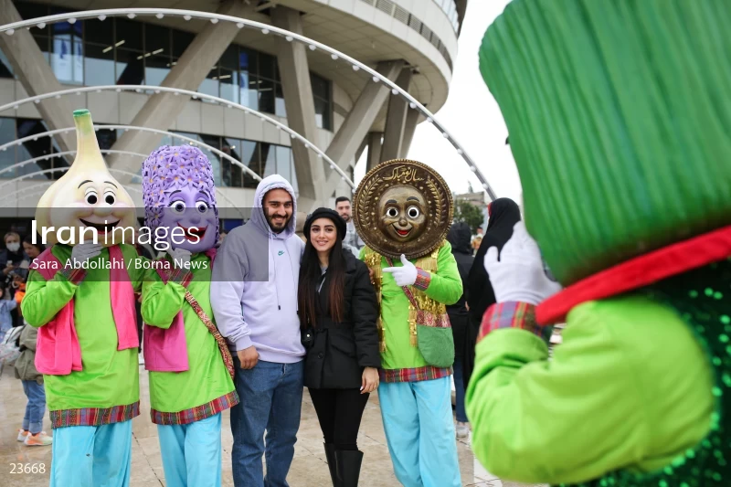Entertainment programs of Nowruz in Milad tower in