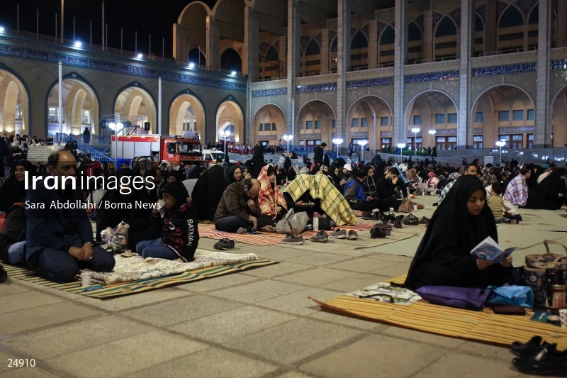 Qadr Night in Tehran Mosalla - 19th day of Ramadan