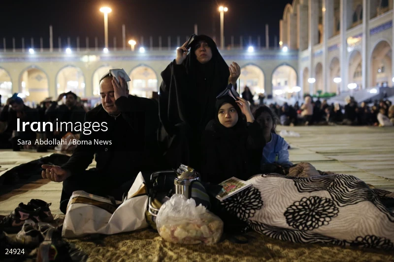 Qadr Night in Tehran Mosalla - 19th day of Ramadan