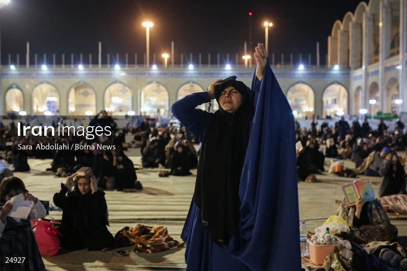 Qadr Night in Tehran Mosalla - 19th day of Ramadan