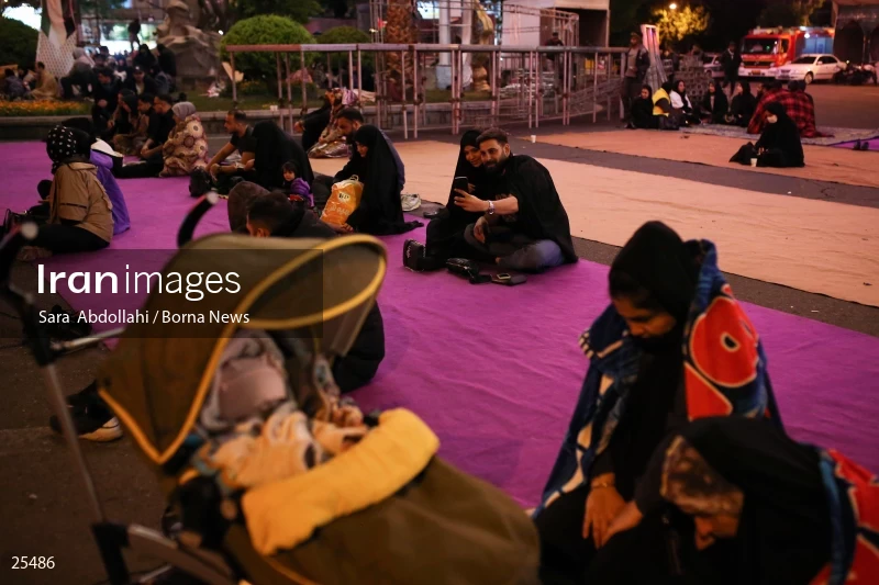 Qadr Night in Tehran Palestine Square (23rd day of Ramadan)