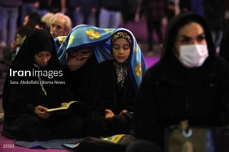 Qadr Night in Tehran Palestine Square (23rd day of Ramadan)