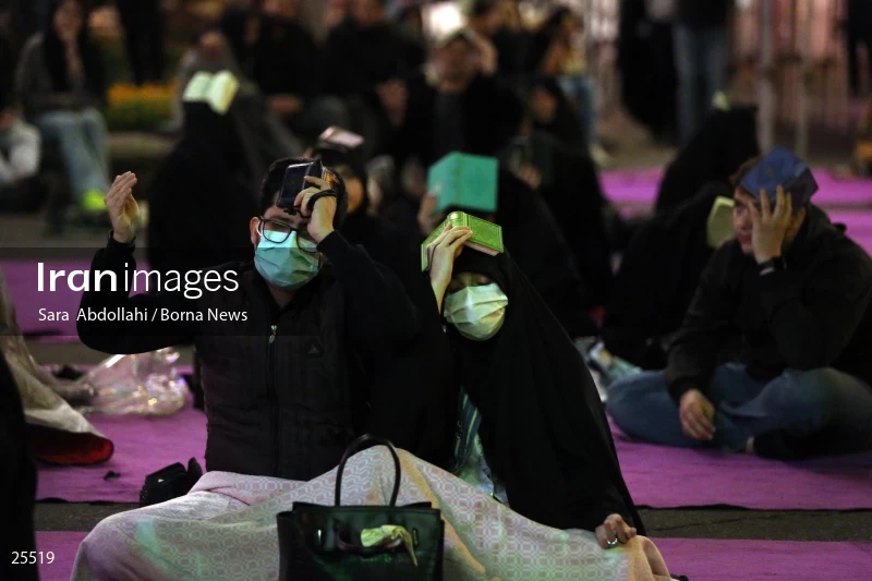 Qadr Night in Tehran Palestine Square (23rd day of Ramadan)