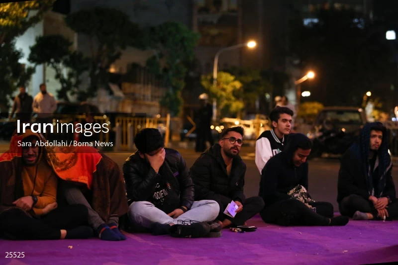 Qadr Night in Tehran Palestine Square (23rd day of Ramadan)