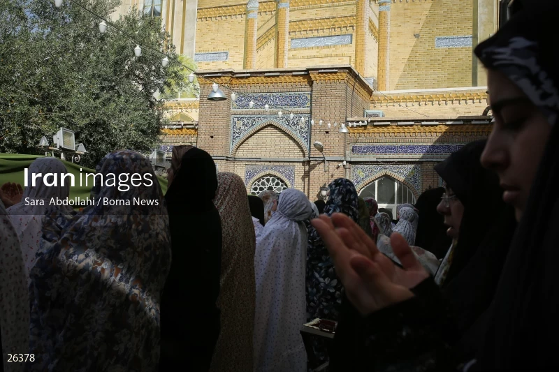 Iranians perform Eid al-Fitr prayers in Tehran