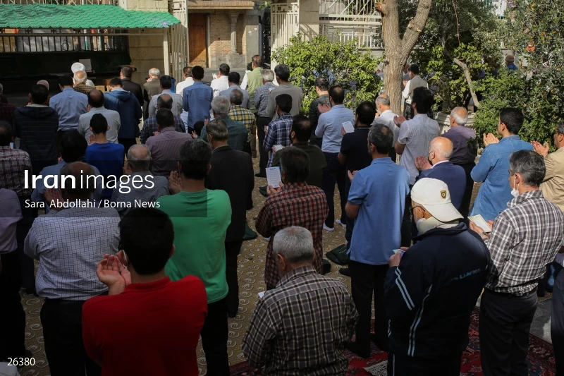Iranians perform Eid al-Fitr prayers in Tehran
