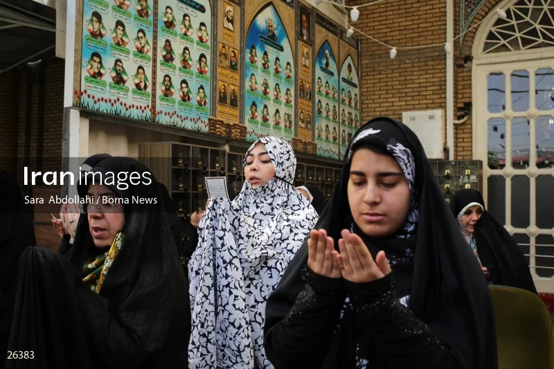 Iranians perform Eid al-Fitr prayers in Tehran