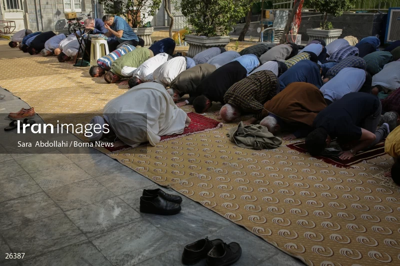 Iranians perform Eid al-Fitr prayers in Tehran