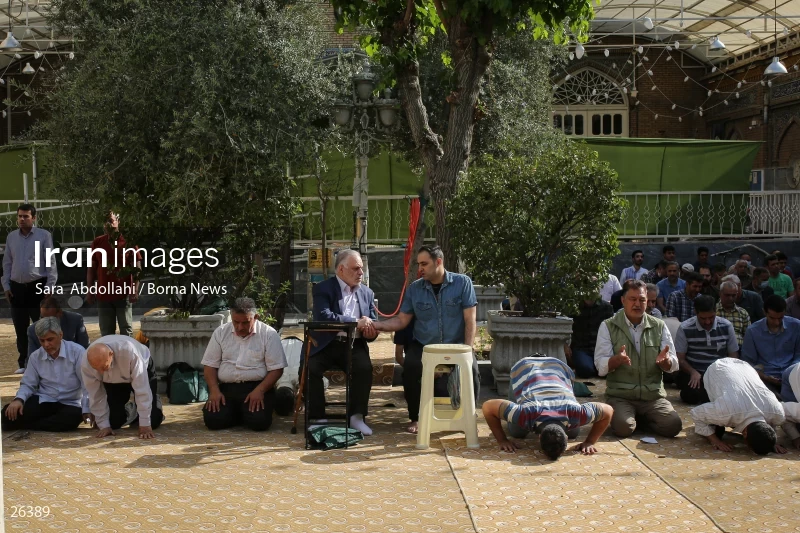 Iranians perform Eid al-Fitr prayers in Tehran