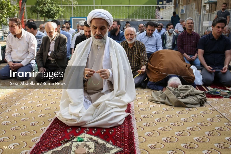 Iranians perform Eid al-Fitr prayers in Tehran