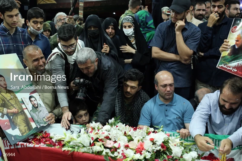 Funeral ceremony of martyr Johnny Bet Oshana