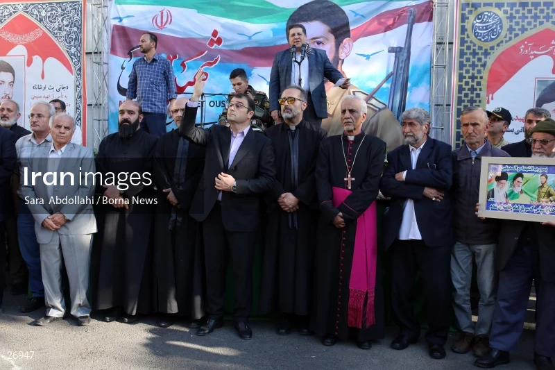 Funeral ceremony of martyr Johnny Bet Oshana