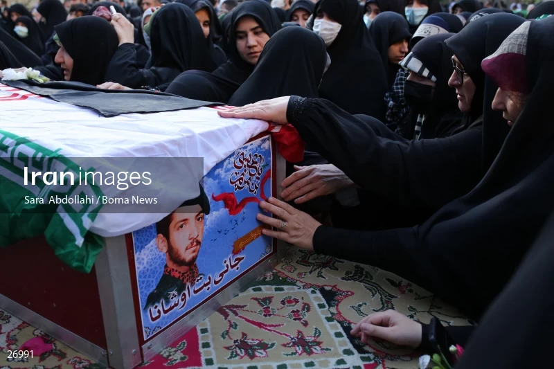 Funeral ceremony of martyr Johnny Bet Oshana