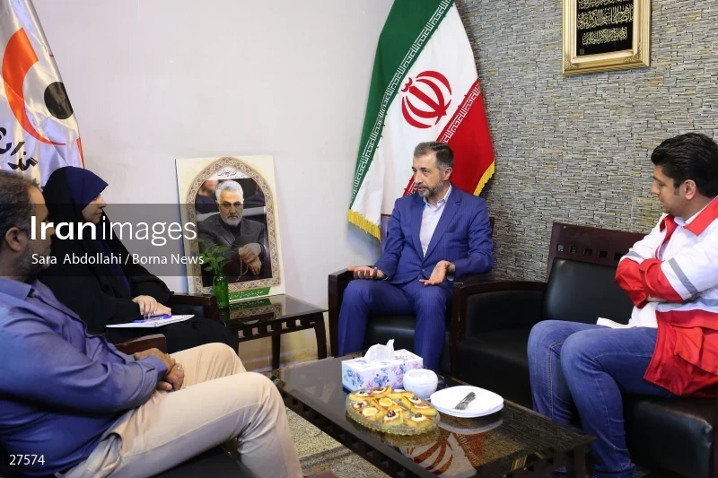 Shahrokh Ramin, the head of Pharmaceutical Complex of Iranian Red Crescent Society