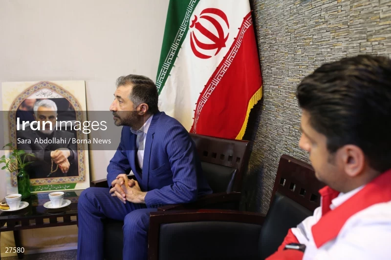 Shahrokh Ramin, the head of Pharmaceutical Complex of Iranian Red Crescent Society