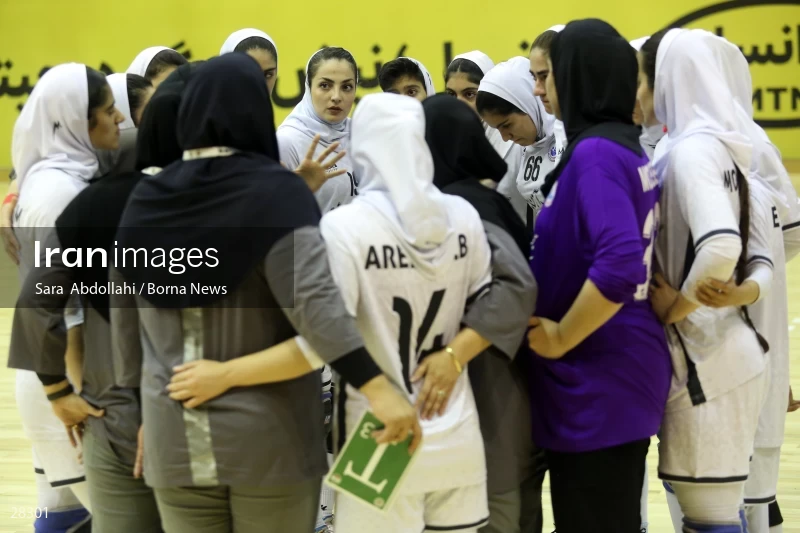 Sang Ahan Bafq is the champion of Iran Women's Premier Handball League