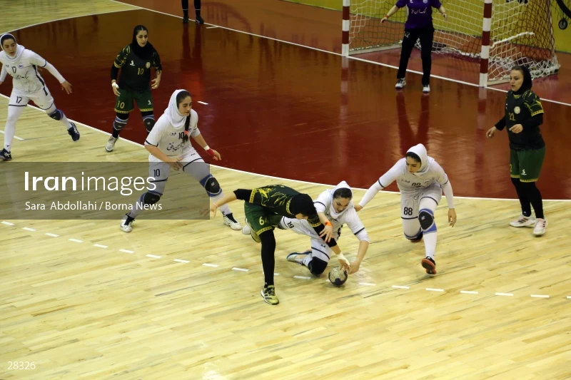 Sang Ahan Bafq is the champion of Iran Women's Premier Handball League