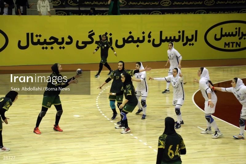 Sang Ahan Bafq is the champion of Iran Women's Premier Handball League