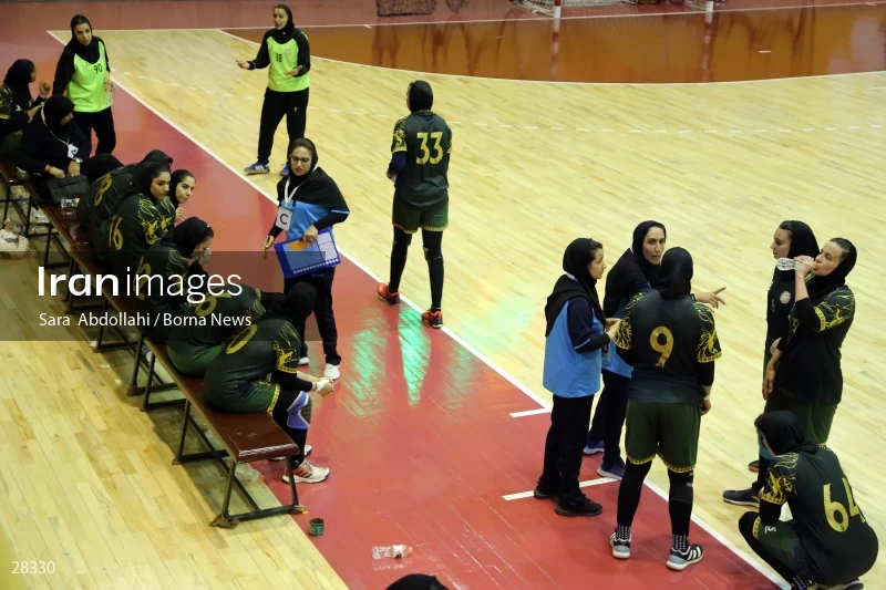 Sang Ahan Bafq is the champion of Iran Women's Premier Handball League