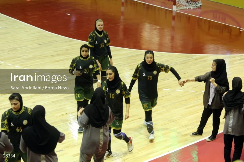 Sang Ahan Bafq is the champion of Iran Women's Premier Handball League