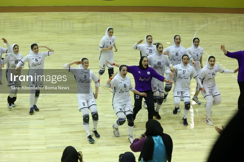 Sang Ahan Bafq is the champion of Iran Women's Premier Handball League