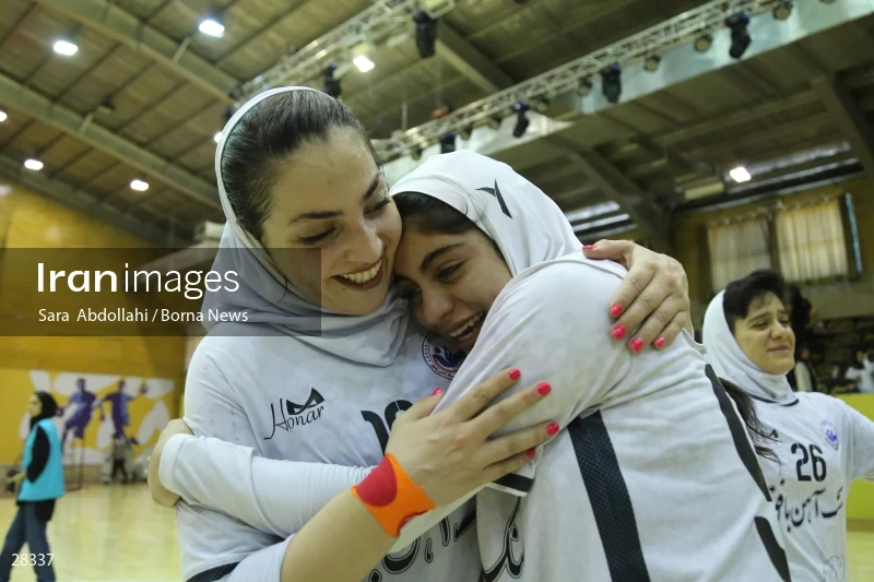 Sang Ahan Bafq is the champion of Iran Women's Premier Handball League